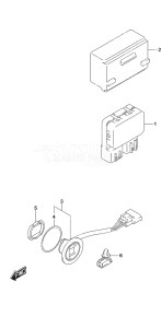 Outboard DF 25A drawing PTT Switch Remote Control