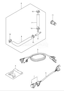  (2003) 115hp - () DF115TL drawing OPT:HARNESS