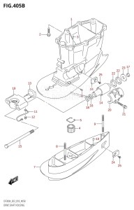 DF225Z From 22503Z-810001 (E03)  2018 drawing DRIVE SHAFT HOUSING (XX-TRANSOM)