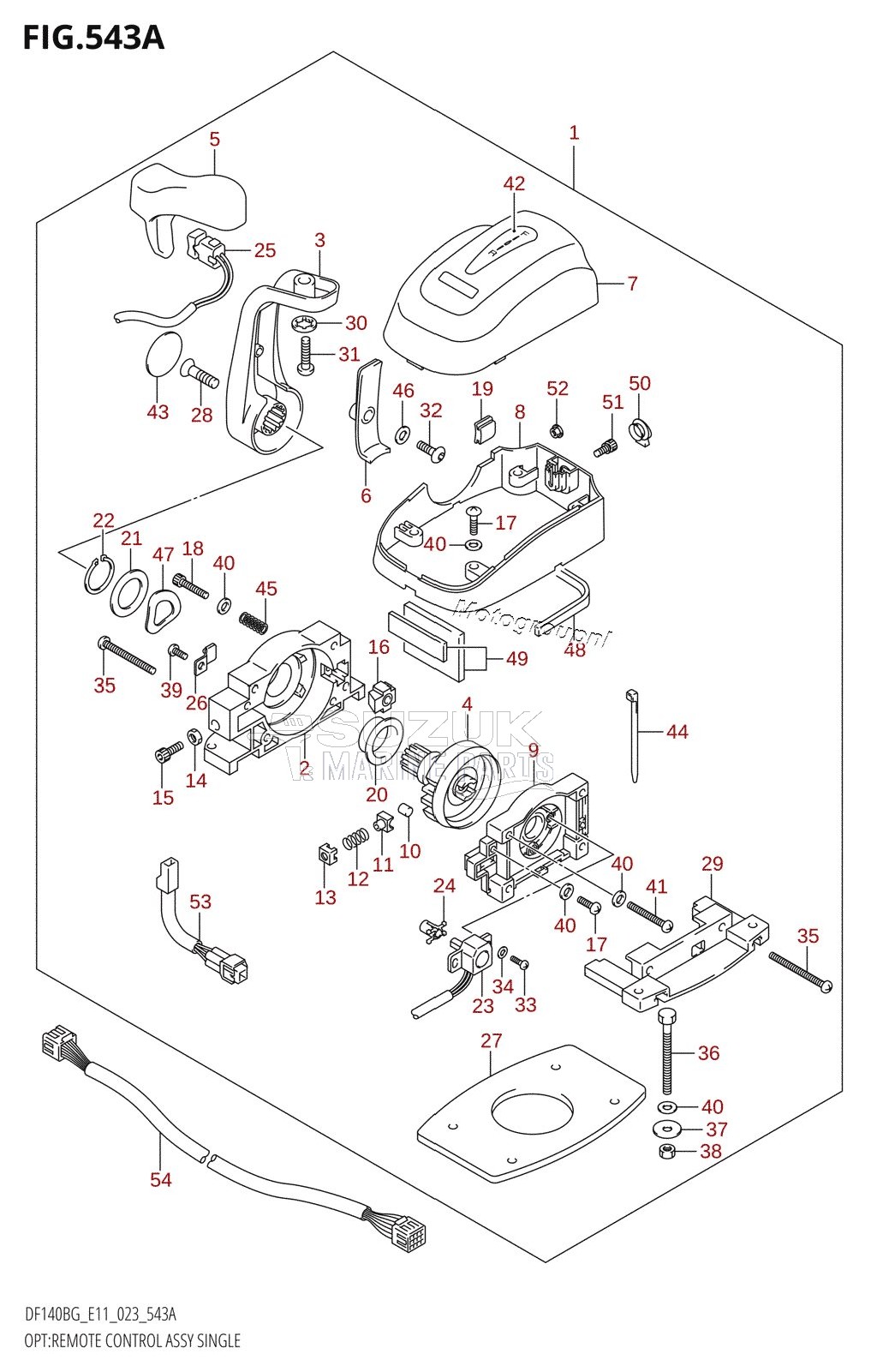 OPT:REMOTE CONTROL ASSY SINGLE (021)