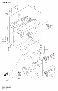 DF40A From 04004F-040001 (E01 E03 E11 E34, USA)  2020 drawing GEAR CASE ((DF60AQH,DF60ATH):E40)