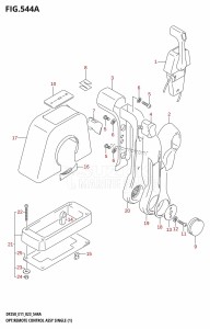 DF250 From 25003F-140001 (E11 E40)  2021 drawing OPT:REMOTE CONTROL ASSY SINGLE (1)