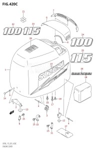 DF90 From 09001F-680001 (E01)  2006 drawing ENGINE COVER (K10,011)