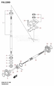 DF20A From 02002F-710001 (P01 P40)  2017 drawing TRANSMISSION (DF15A:P01)