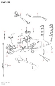 DF115T From 11501F-151001 (E03)  2001 drawing HARNESS