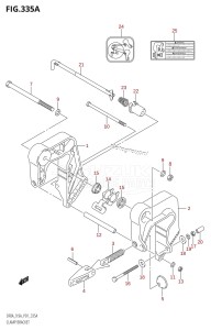 DF8A From 00801F-010001 (P01)  2010 drawing CLAMP BRACKET (DF8A,DF9.9A)