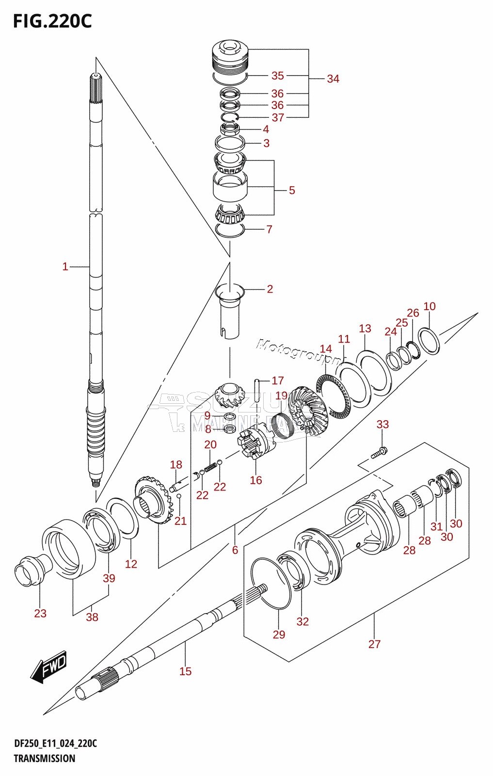 TRANSMISSION (DF200Z)