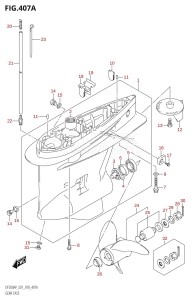 DF200AP From 20003P-810001 (E01 E40)  2018 drawing GEAR CASE