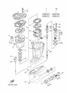 FL250GETX drawing REPAIR-KIT-2