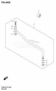 DF9.9B From 00995F-510001 (P01)  2005 drawing DRAG LINK (DF20AT:P01)