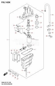 DF50A From 05003F-510001 (E01)  2015 drawing FUEL VAPOR SEPARATOR (DF60AQH:E40)