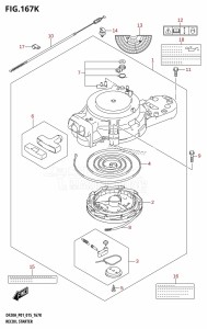 DF9.9B From 00995F-510001 (P01)  2005 drawing RECOIL STARTER (DF20AT:P01)