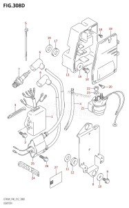 DT40 From 04005-210001 ()  2012 drawing IGNITION (DT40WR:P90)