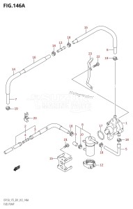 DF175T From 17502F-210001 (E01 E40)  2012 drawing FUEL PUMP (DF150T:E01)