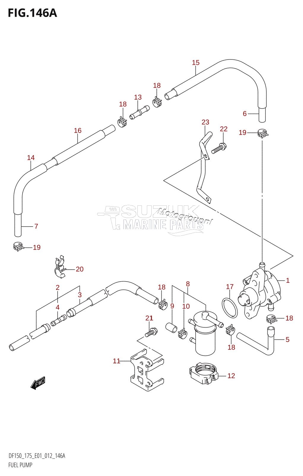 FUEL PUMP (DF150T:E01)