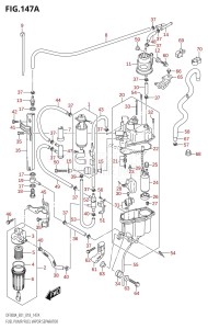 DF250A From 25003P-810001 (E01 E40)  2018 drawing FUEL PUMP /​ FUEL VAPOR SEPARATOR (E01)