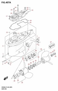 DF350A From 35001F-240001 (E11)  2022 drawing GEAR CASE (020,021,022)