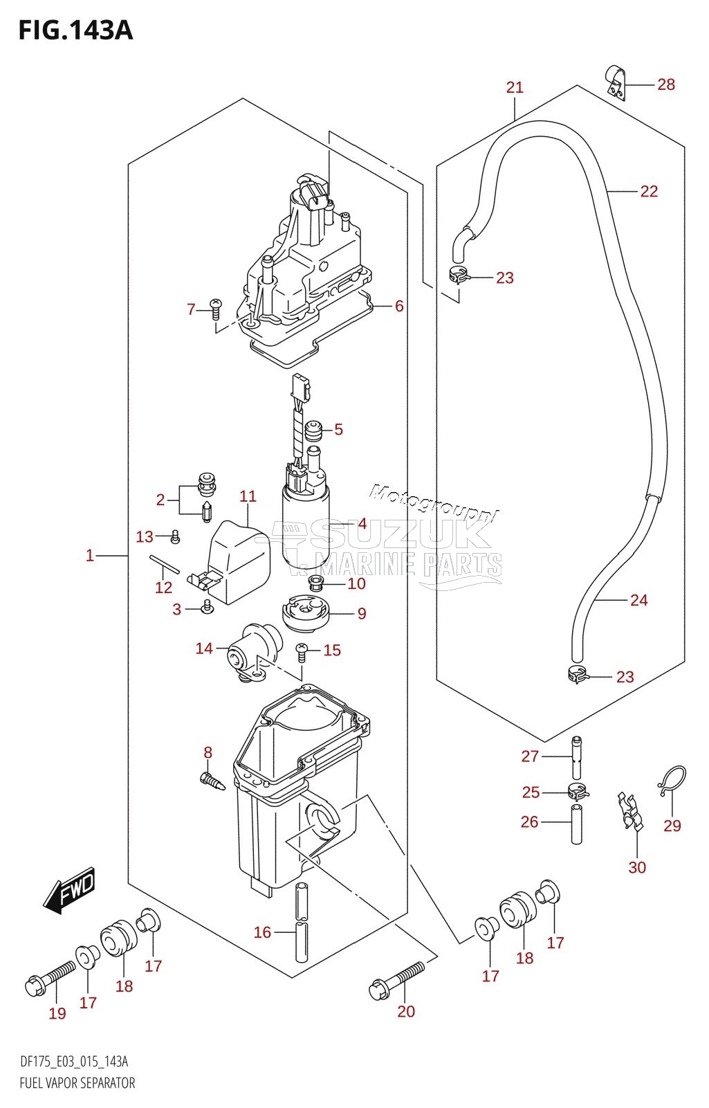 FUEL VAPOR SEPARATOR