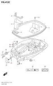 DF5A From 00503F-710001 (P01)  2017 drawing LOWER COVER (DF6A:P01)