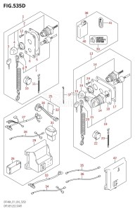 DF140AZ From 14003Z-610001 (E03)  2016 drawing OPT:KEY LESS START (DF140AT:E11)