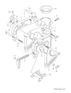 DT2.2 From 00221-030001 ()  2000 drawing CLAMP BRACKET