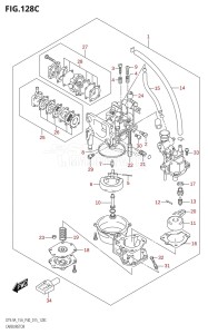 DT15A From 01504-510001 (P36-P40)  2015 drawing CARBURETOR (DT9.9AK:P40)