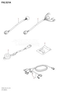 09003F-510001 (2005) 90hp E03-USA (DF90A) DF90A drawing OPT:HARNESS