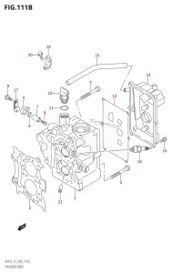 DF15 From 11503F-210001 (P03)  2012 drawing CYLINDER HEAD (K5,K6,K7,K8,K9,K10,011)