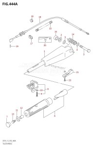 DF15 From 01502F-510001 (P03)  2005 drawing TILLER HANDLE (K4)