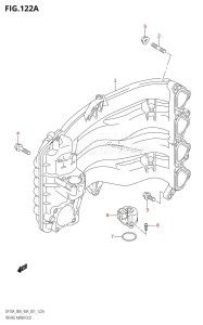 DF80A From 08001F-980001 (E01 E40)  2009 drawing INTAKE MANIFOLD