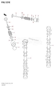 DF140AZ From 14003Z-310001 (E01 E40)  2013 drawing CAMSHAFT (DF115AZ:E01)