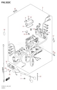 DF115AZ From 11503Z-810001 (E11 E40)  2018 drawing HARNESS (DF140AT,DF140AZ)