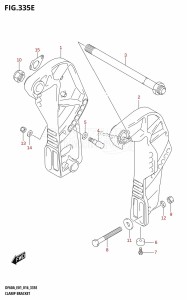 DF60A From 06003F-610001 (E01 E40)  2016 drawing CLAMP BRACKET (DF50A:E01)