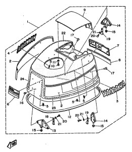 140AETO drawing FAIRING-UPPER