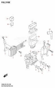 DF20A From 02002F-240001 (E01 E40)  2022 drawing RECTIFIER /​ IGNITION COIL (DF20A:P01)