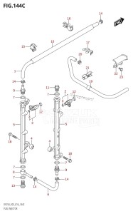 DF200 From 20002F-610001 (E03)  2016 drawing FUEL INJECTOR (DF225T:E03)