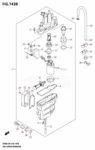 DF40A From 04003F-410001 (E01)  2014 drawing FUEL VAPOR SEPARATOR (DF40AQH:E01)