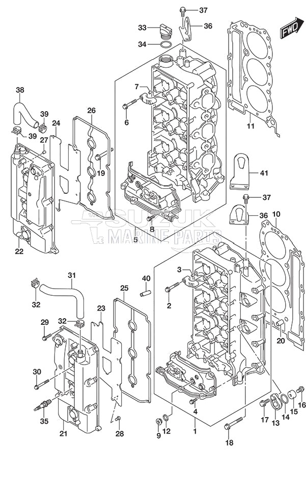 Cylinder Head DF 250S