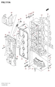 DF175T From 17502F-110001 (E01 E40)  2011 drawing CYLINDER HEAD