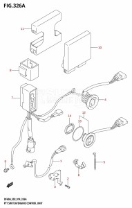 DF50A From 05003F-410001 (E03)  2014 drawing PTT SWITCH /​ ENGINE CONTROL UNIT (DF40A)