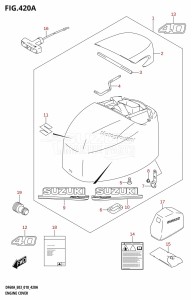 DF60A From 06003F-810001 (E03)  2018 drawing ENGINE COVER (DF40A)