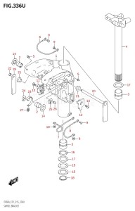 04003F-510001 (2005) 40hp E01 E13-Gen. Export 1 -  SE  Asia (DF40A  DF40AQH  DF40AST  DF40ATH) DF40A drawing SWIVEL BRACKET (DF60AVTH:E40)