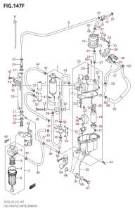 DF225Z From 22503Z-310001 (E03)  2013 drawing FUEL PUMP /​ FUEL VAPOR SEPARATOR (DF250Z:E03)