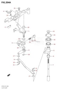 DF250Z From 25001Z-880001 (E01 E40)  2008 drawing CLUTCH SHAFT