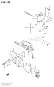 DF9.9A From 00994F-310001 (P03)  2013 drawing RECTIFIER /​ IGNITION COIL (DF8AR:P03)