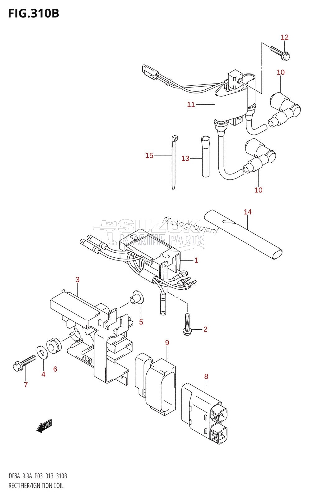 RECTIFIER /​ IGNITION COIL (DF8AR:P03)