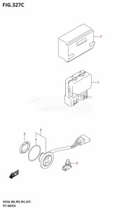 DF30A From 03003F-610001 (P03)  2016 drawing PTT SWITCH (DF30AT:P03)