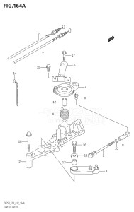 25004F-210001 (2012) 250hp E03-USA (DF250ST) DF250ST drawing THROTTLE ROD