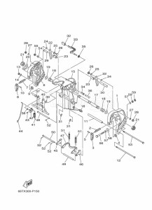 40XMH drawing FRONT-FAIRING-BRACKET