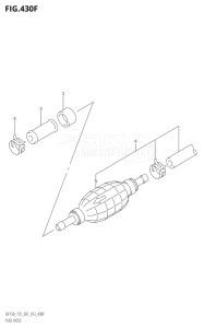 15002Z-210001 (2012) 150hp E01 E40-Gen. Export 1 - Costa Rica (DF150Z) DF150Z drawing FUEL HOSE (DF175Z:E01)